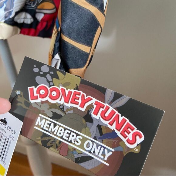 Looney Tunes X Members Only character pattern windbreaker jacket - NWT - Picture 15 of 16